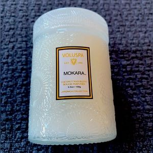 Memorial Day Sale! Voluspa Mokara Small Glass Jar Candle 5.5oz
